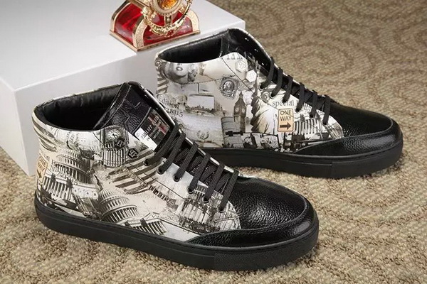 PhiliPP Plein High-Top Fashion Men Shoes--031